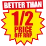 Better than half price RRP